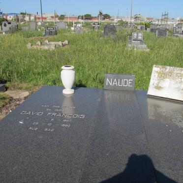 NAUDE David Francois 1907-1980 &amp; Sophia 1902-1979