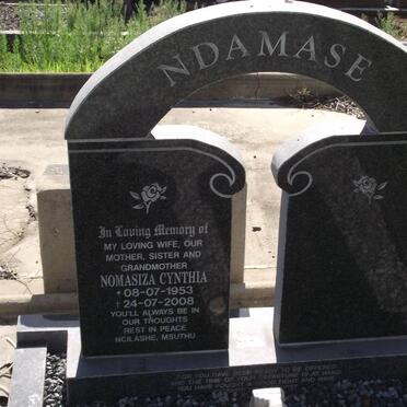 NDAMASE Nomasiza Cynthia 1953-2008