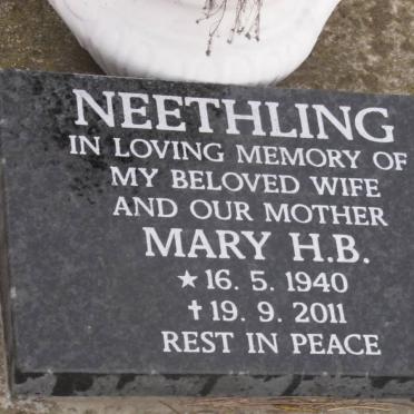 NEETHLING Mary H.B. 1940-2011