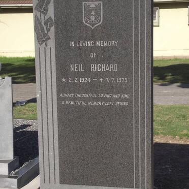 NEWCOMBE Neil Richard 1924-1973
