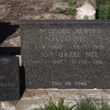 NEL Jack 1900-1979 &amp; Joy Hazel 1907-1986