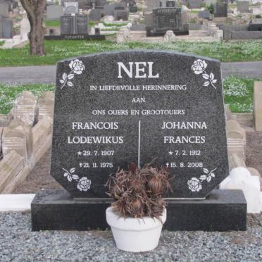 NEL Francois Lodewikus 1907-1975 &amp; Johanna Frances 1912-2008