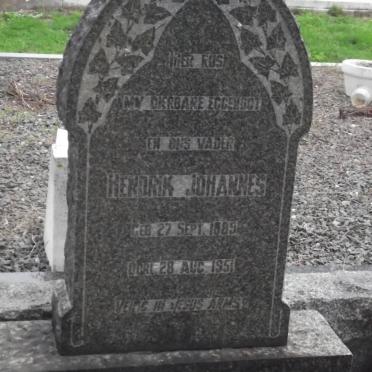NEL Hendrik Johannes 1889-1951