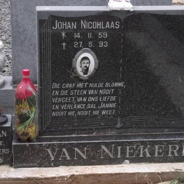 NIEKERK Johan Nicohlaas, van 1959-1993