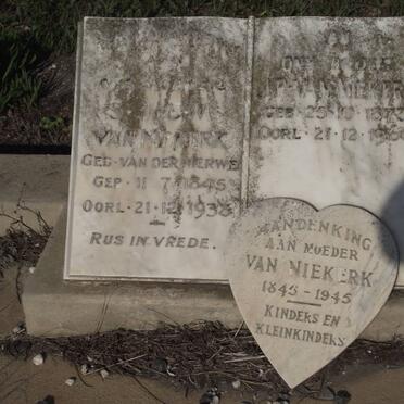NIEKERK, van