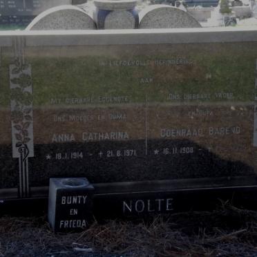 NOLTE Coenraad Barend 1908-1975 &amp; Anna Catharina 1914-1971