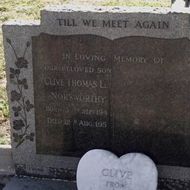 NORSWORTHY Clive Thomas Ley 1941-1951