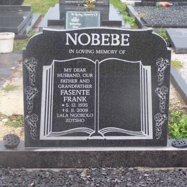 NOBEBE Fasente Frank 1935-2009