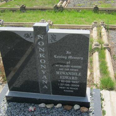 NONKONYANA Mzwandile Edward 1937-2009