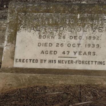 OLIVER Alfred L. 1892-1939