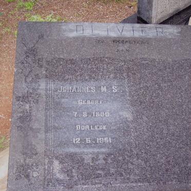 OLIVIER Johannes M.S. 1899-1951