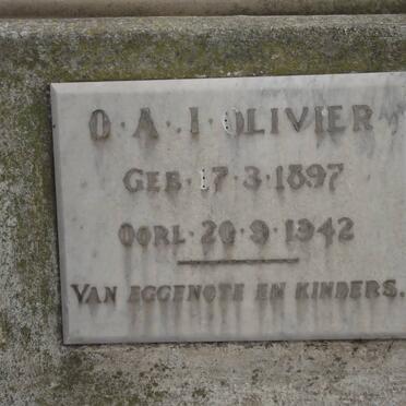 OLIVIER O.A.I. 1897-1942