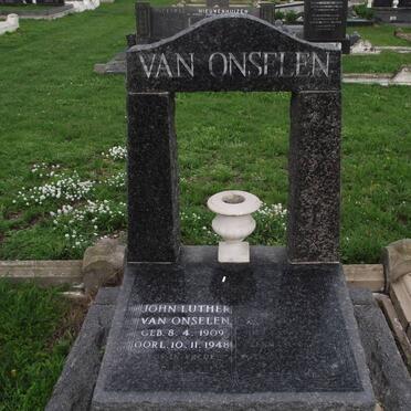 ONSELEN John Luther, van 1909-1948