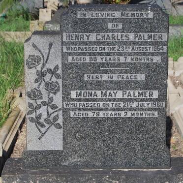 PALMER Henry Charles -1954 &amp; Mona May -1980