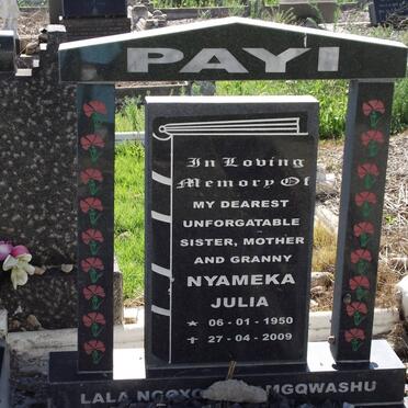 PAYI Nyameka Julia 1950-2009