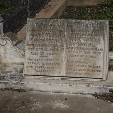 PATERSON Agnes Patton -1945 :: SMITH Mary Louden -1950