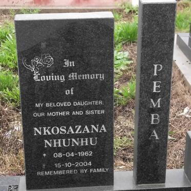 PEMBA Nkosazana Nhunhu 1962-2004