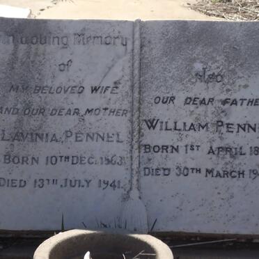PENNEL Lavinia 1863-1941 &amp; William 1865-1944