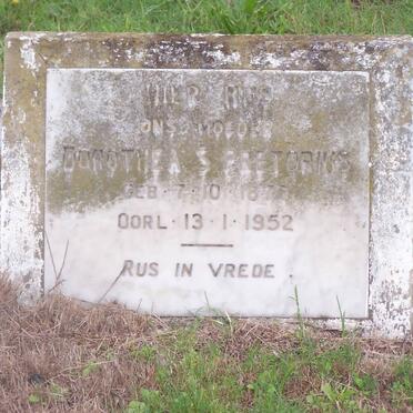 PRETORIUS Dorothea S. 1873-1952