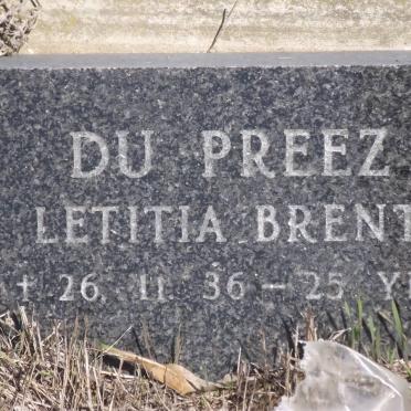 PREEZ Letitia Brent, du -1936