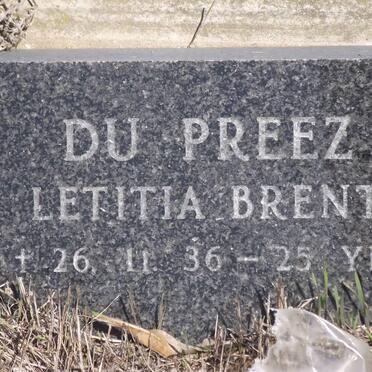 PREEZ Letitia Brent, du -1936