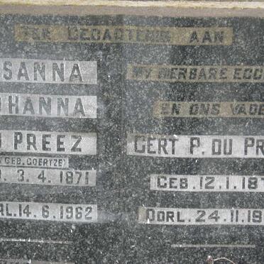 BESTER Hermanus W. 1910-1966 &amp; Dorethea C. SAAYMAN 1909-1984