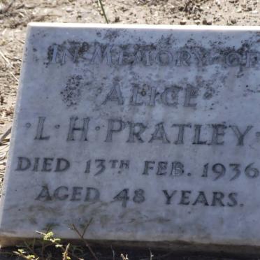 PRATLEY Alice L.H. -1936