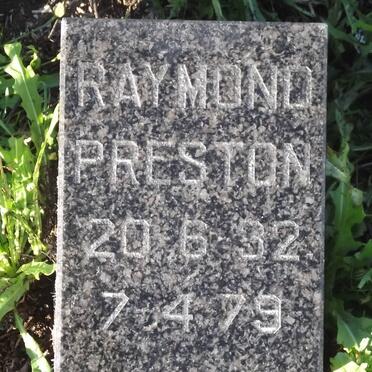 PRESTON Raymond 1932-1979