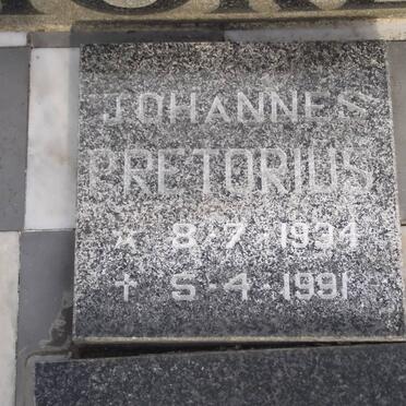 PRETORIUS Johannes 1934-1991
