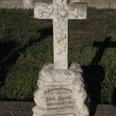 QUICK Eric 1895-1904