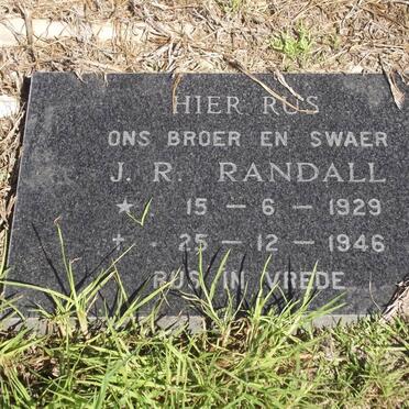 RANDALL J.R. 1929-1946