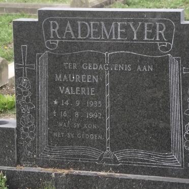 RADEMEYER Maureen Valerie 1935-1992