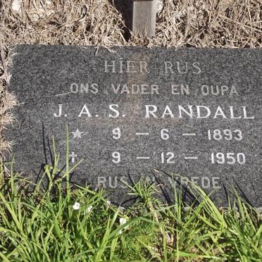 RANDALL J.A.S. 1893-1950