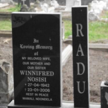 RADU Winnifred Nosisi 1942-2006