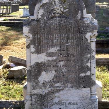 RICKETS Janet Elizabeth -1909 :: GOLIATH Margaret -1928