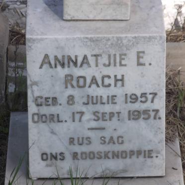 ROACH Annatjie E. 1957-1957