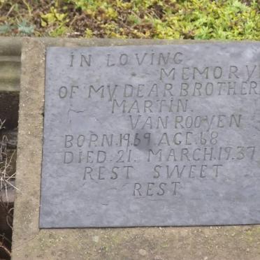 ROOYEN Martin, van 1869-1937