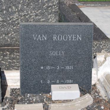 ROOYEN Solly, van 1921-1981