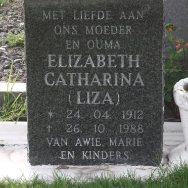 ROOYEN Elizabeth Catharina, van 1912-1988