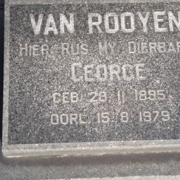 ROOYEN George, van 1895-1979