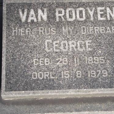 ROOYEN George, van 1895-1979
