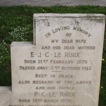 ROUX E.J.C., le 1870-1942 &amp; P.C. 1876-1953