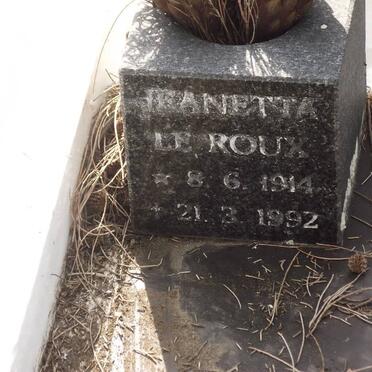 ROUX Jeanetta, le 1914-1992