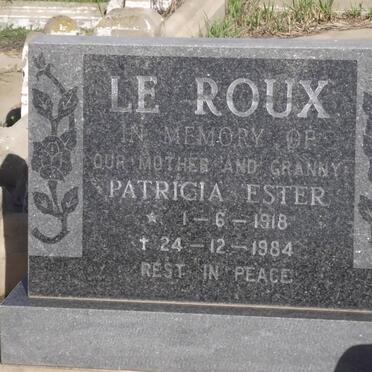 ROUX Patricia Ester, le 1918-1984