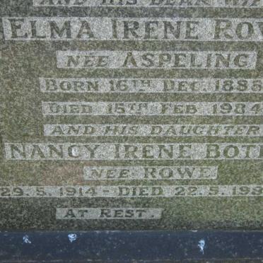ROWE :: ASPELING :: BOTHA