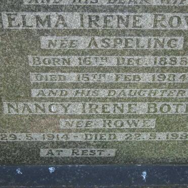 ROWE :: ASPELING :: BOTHA
