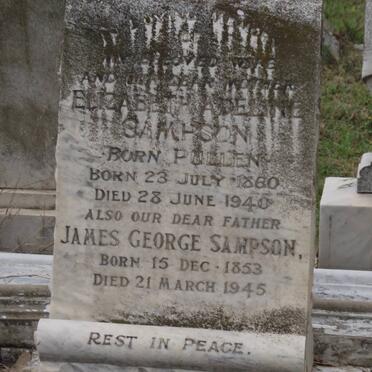 SAMPSON James George 1853-1945 &amp; Elizabeth Adeline PULLEN 1860-1940