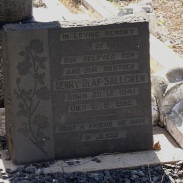 SALLGREN Henry Olaf 1941-1959