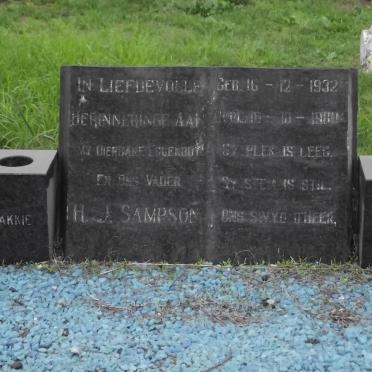 SAMPSON H.J. 1932-1980