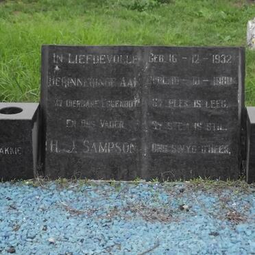 SAMPSON H.J. 1932-1980